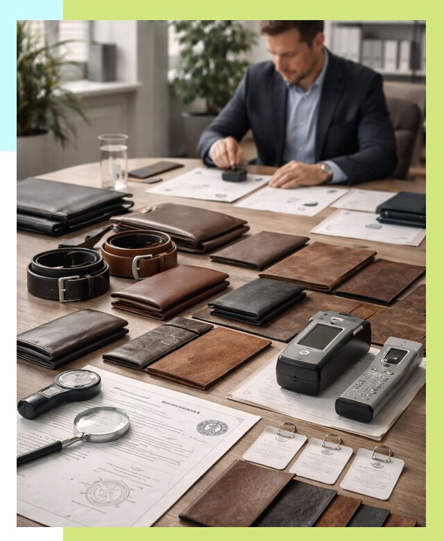 Сертификация кожаных изделий в Великом Новгороде от 12276 р. | Алешин-Влк