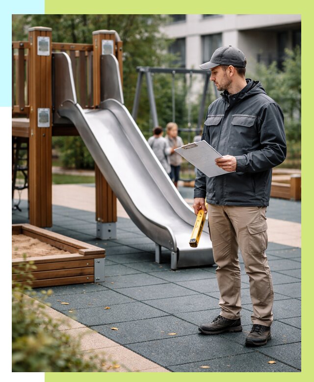 Сертификация детских площадок в Великом Новгороде от 25575 р. | Алешин-Влк