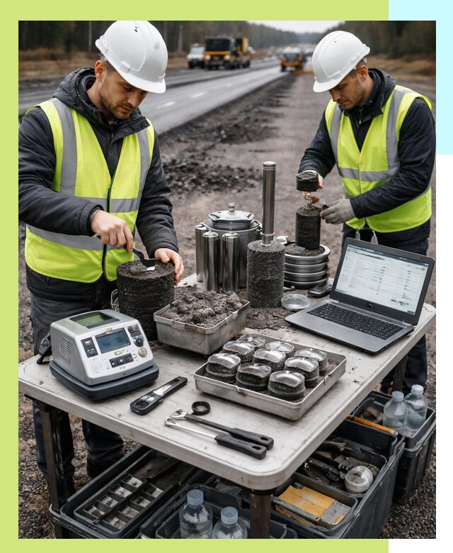 Сертификация асфальта: испытания и подтверждение в Великом Новгороде