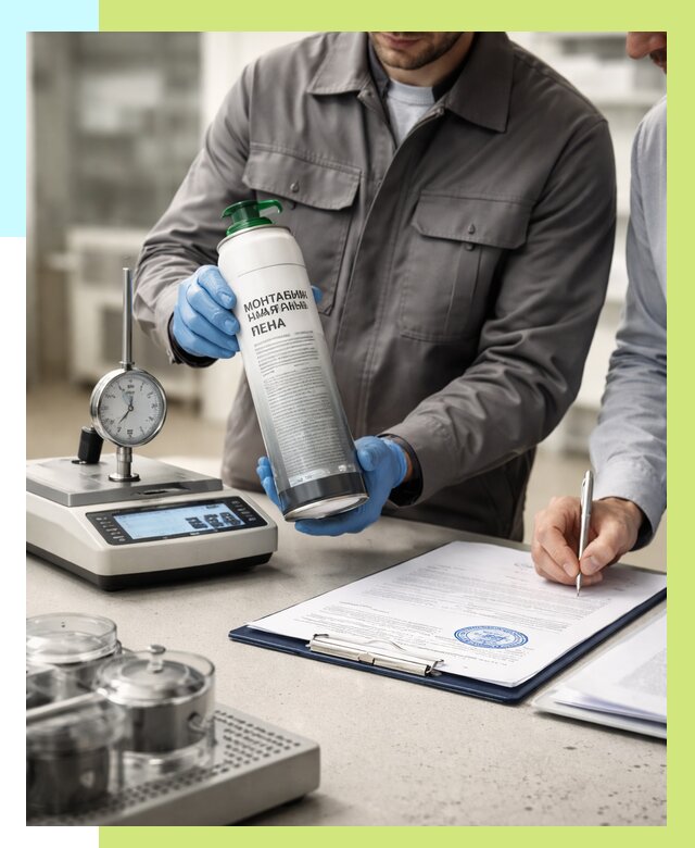 Сертификация монтажной пены в Великом Новгороде от 15345 р. | Алешин-Влк