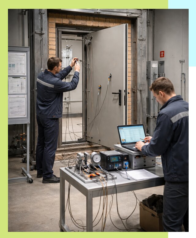 Сертификация противопожарных дверей в Великом Новгороде по ГОСТ и ТР