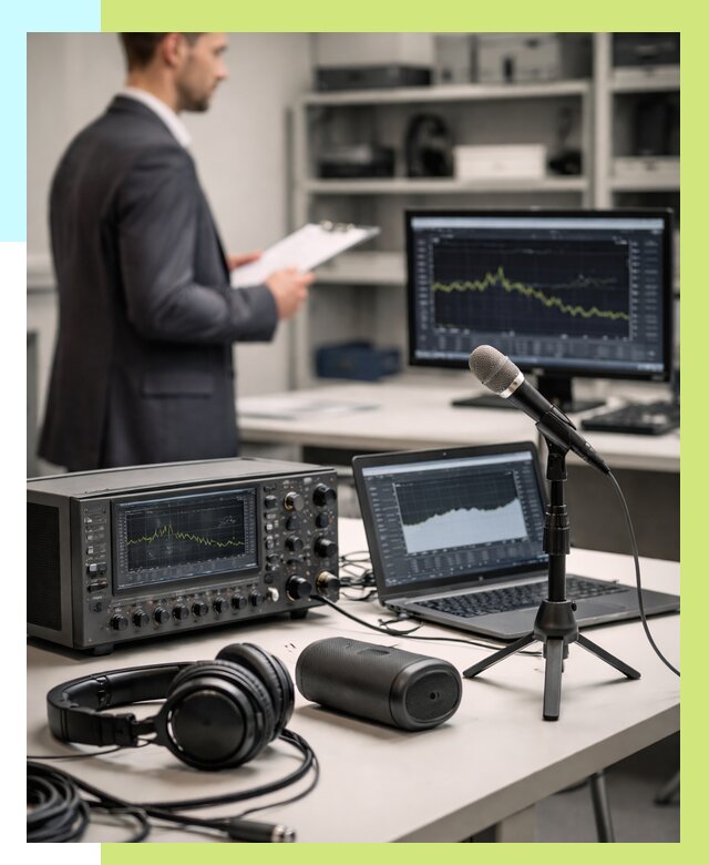 Сертификация аудиотехники в Великом Новгороде от 15345 р., Алешин-Влк