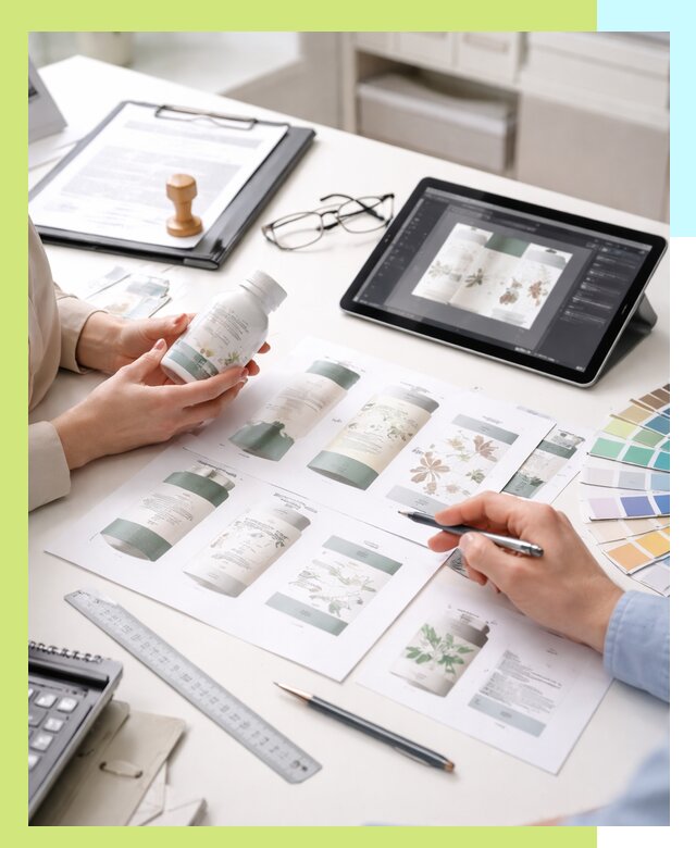 Профессиональная разработка дизайна и текста этикетки продукции в Великом Новгороде