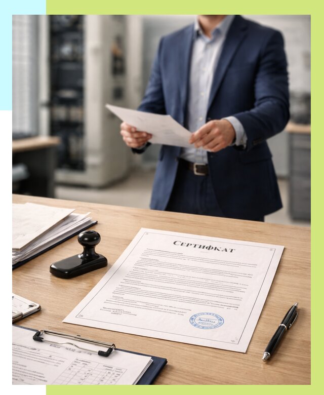 Сертификат на оборудование в Великом Новгороде от 15345 р. | Алешин-Влк