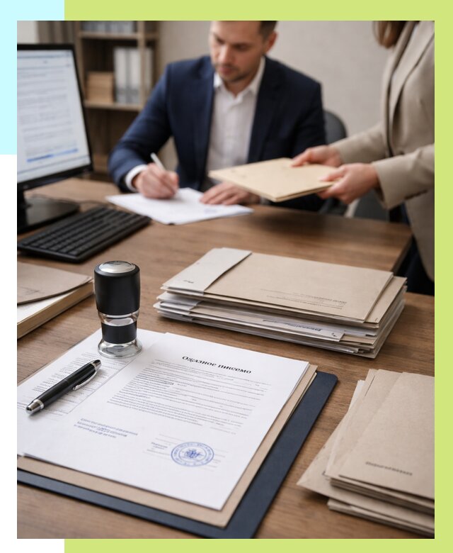 Отказное письмо для таможни в Великом Новгороде от 3069 р, Алешин-Влк