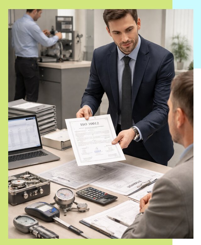 Выдача сертификата ISO 10012 по требованиям метрологии в Великом Новгороде